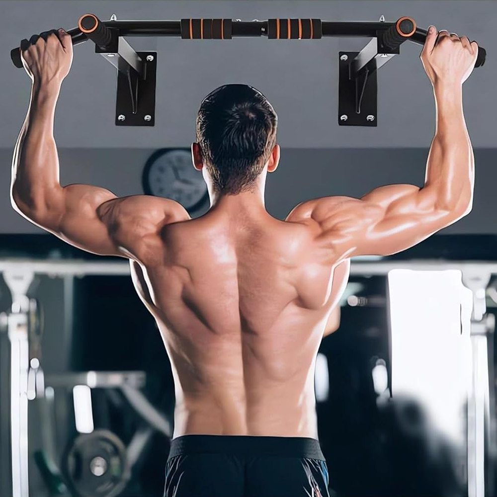 Home Gym Upper Body Workout - عارضة سحب قابلة للتعديل بإطار فولاذي