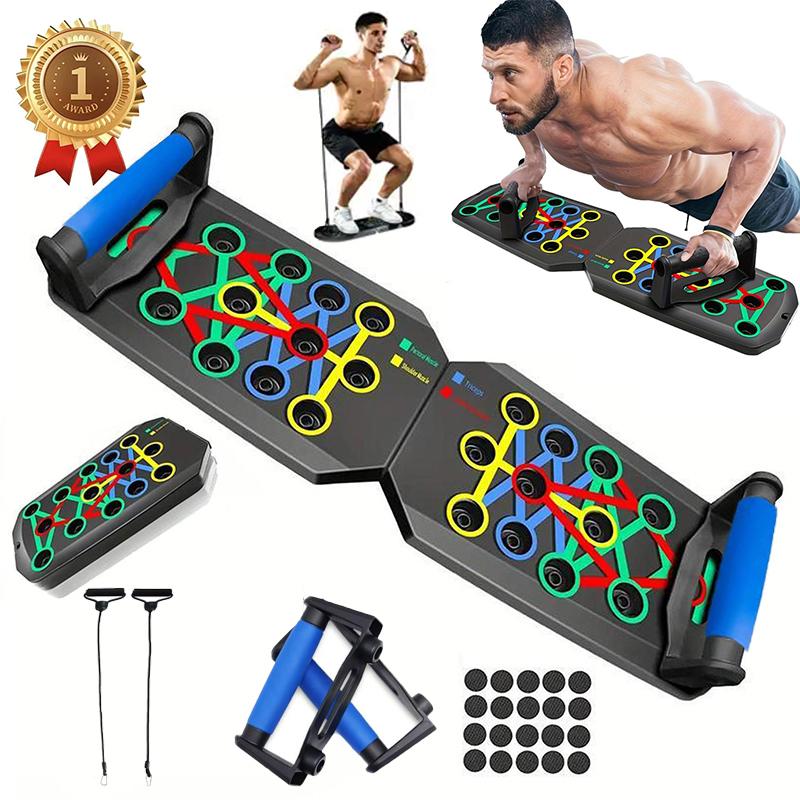 Home Gym Upper Body Workout - لوح تمارين الضغط المطور بـ 28