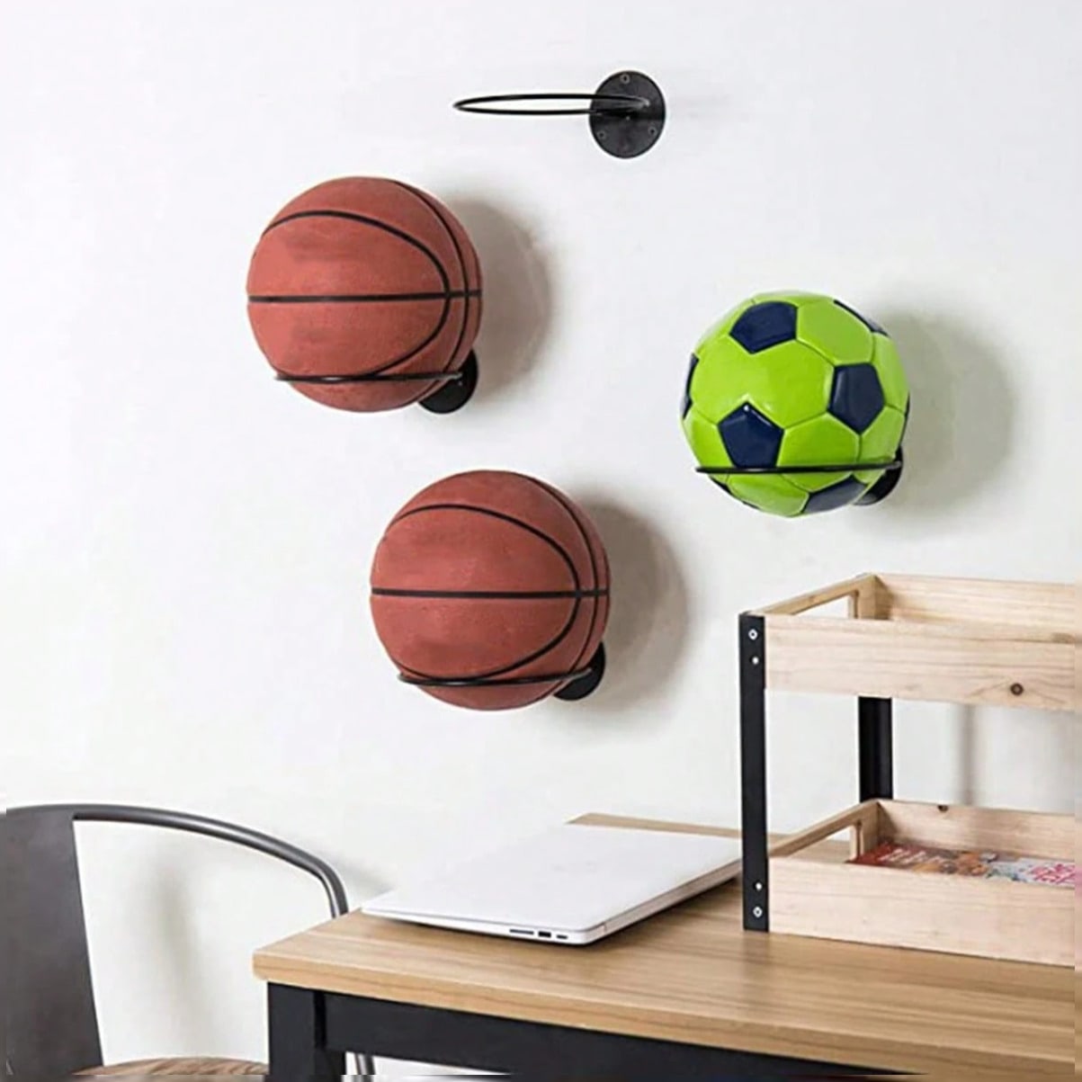Home Gym On Wall - حامل كرة سلة مثبت على الحائط