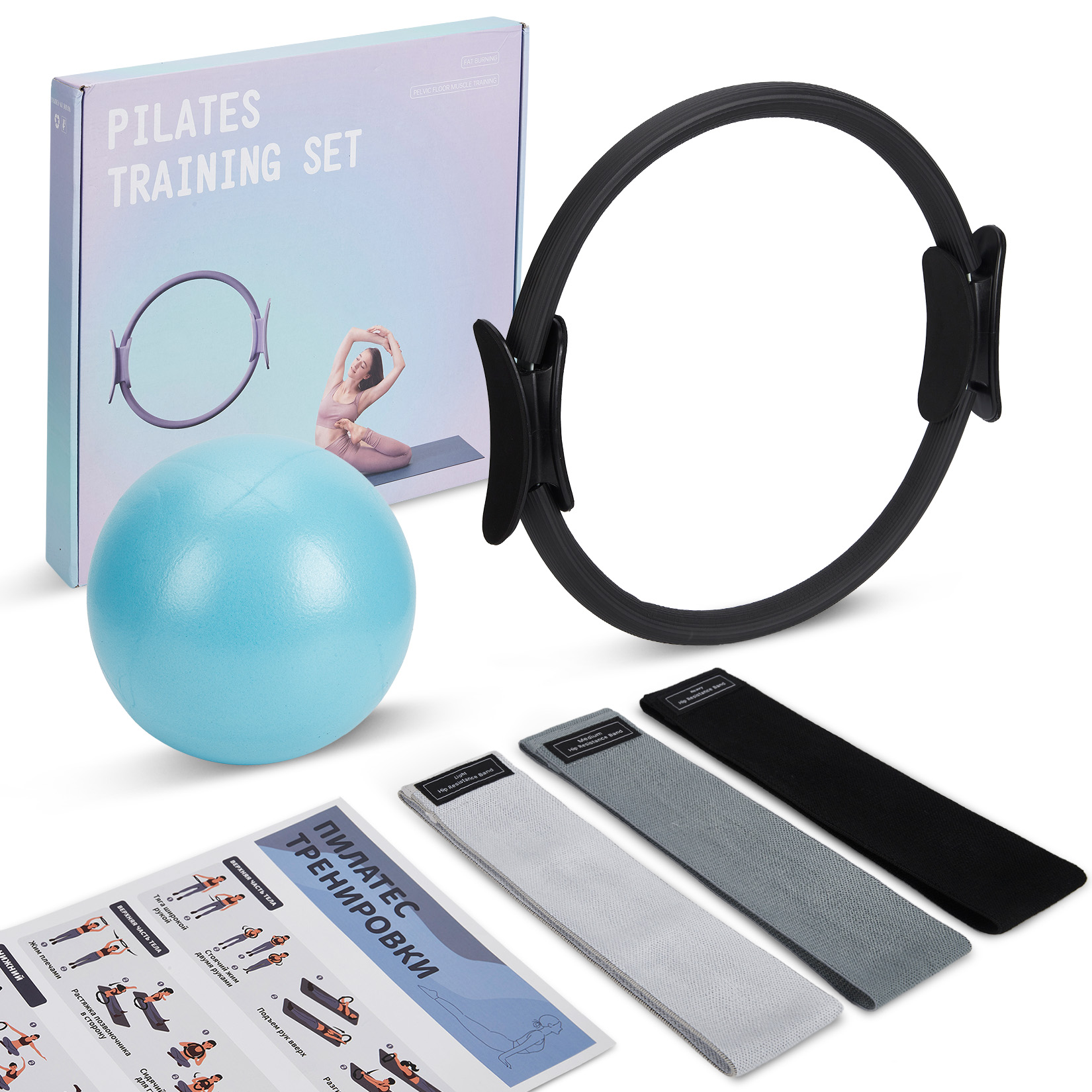 Home Gym Guide - مجموعة تدريب البيلاتس، حلقة بيلاتس 3