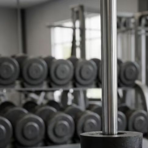Home Gym Guide - قطعتان من أغطية المطاط الماصة للصدمات
