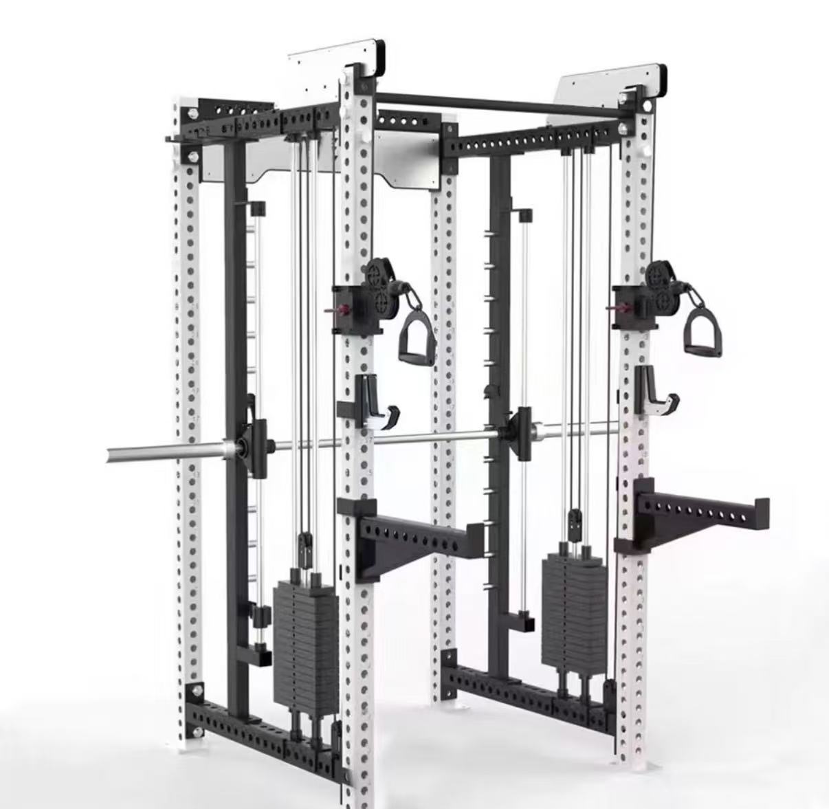 Squat Rack Power - جهاز تمارين متعدد الوظائف للصالة الرياضية،