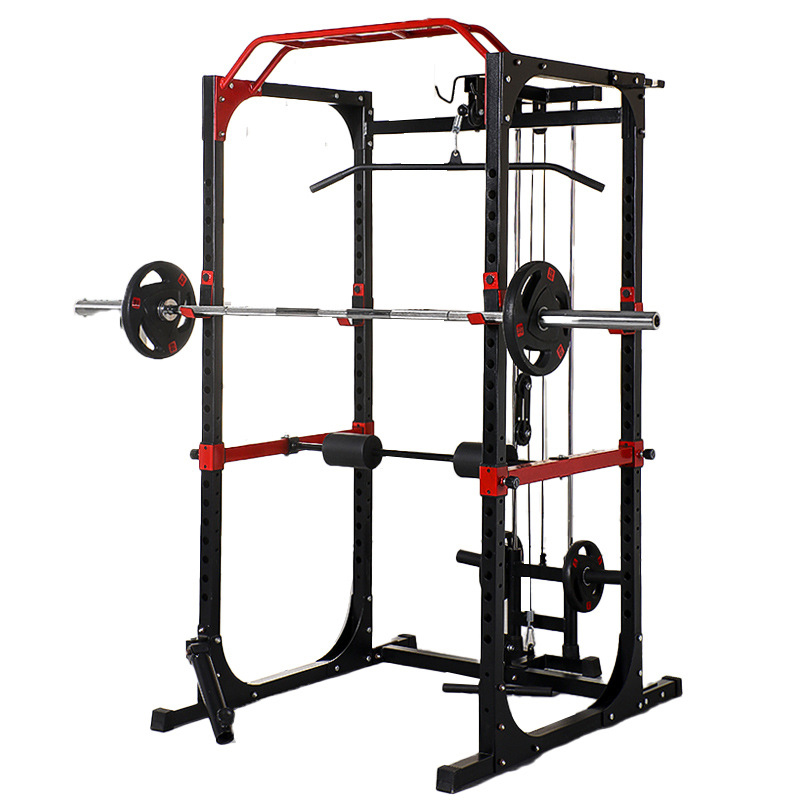 Squat Rack Power - قفص الطاقة التجاري رف القرفصاء متعدد