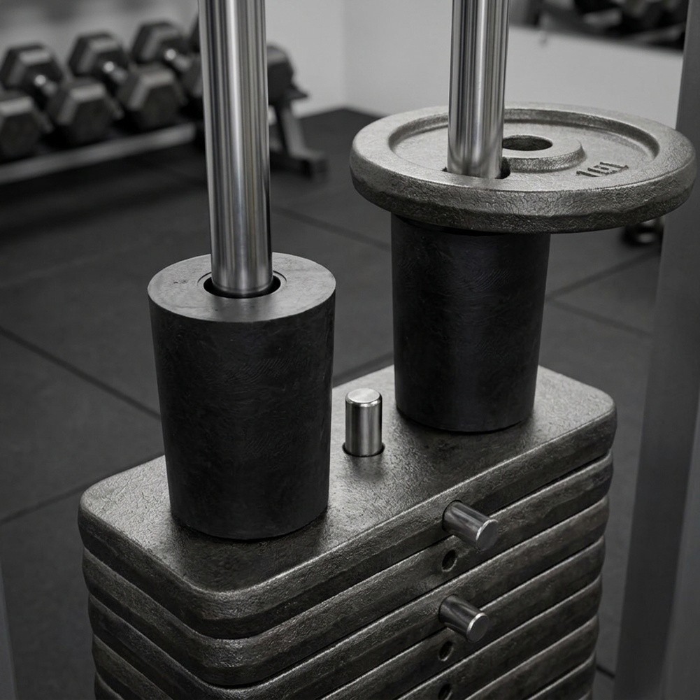 Home Gym Guide - عبوتان من الأغطية المطاطية بسمك 20