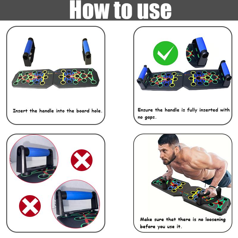 لوح تمارين الضغط المطور بـ 28  - مراجعة Home Gym Upper Body Workout وسعره