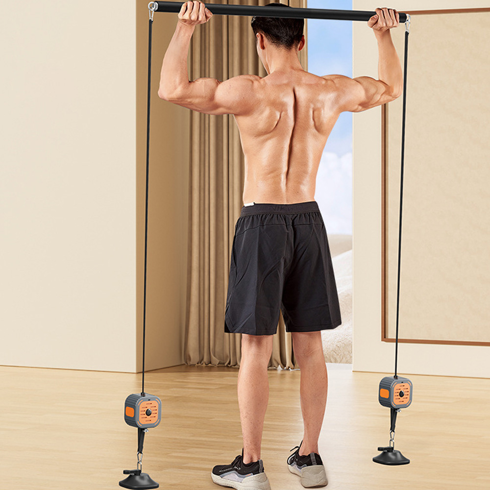مضخة لياقة مقاومة قابلة للتعدي - مراجعة Home Gym Cable Machine وسعره