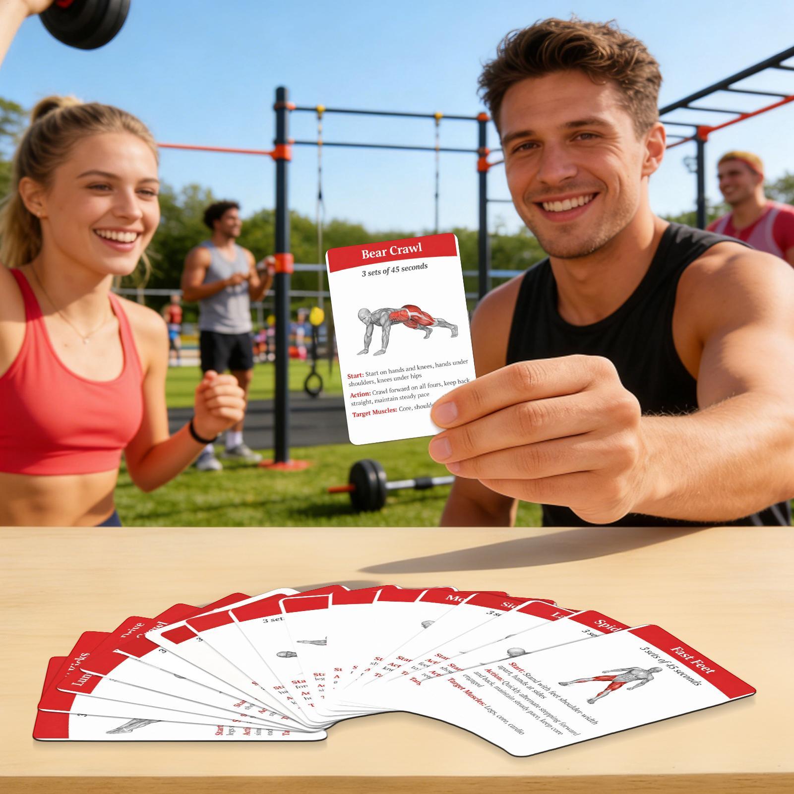 مجموعة بطاقات التمارين الرياضي - مراجعة Home Gym Guide وسعره
