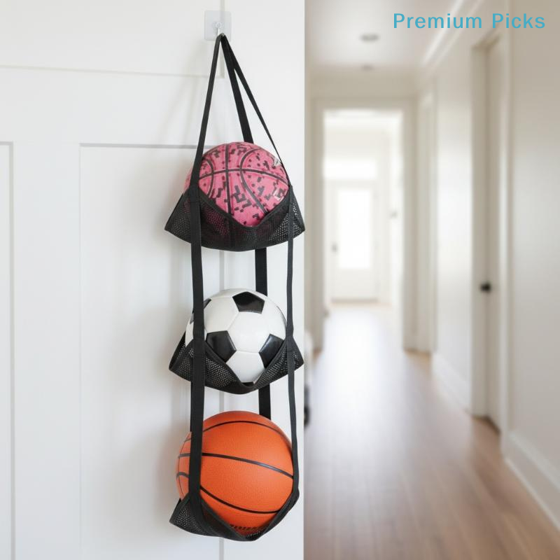 منظم تخزين كرة السلة المحمول،  - مراجعة Home Gym On Wall وسعره