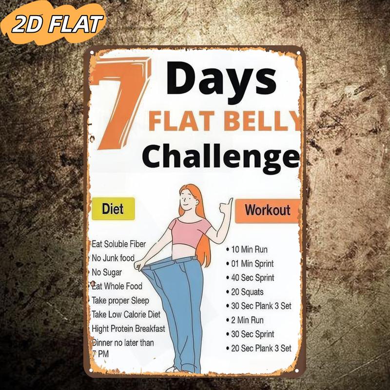 لافتة معدنية عتيقة من الألومني - مراجعة Home Gym Guide وسعره