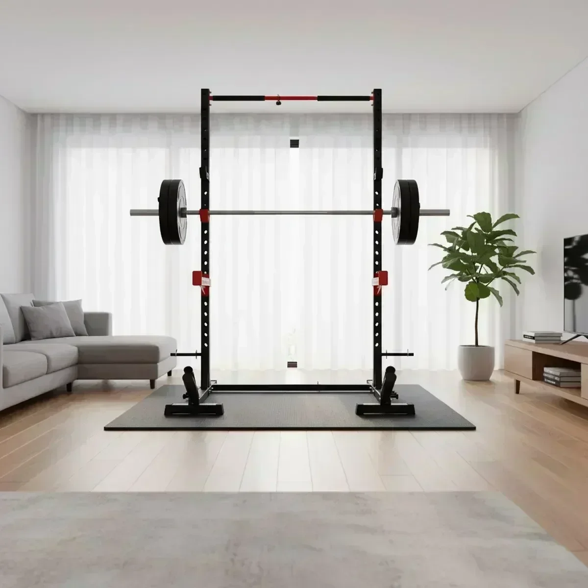 رف تمارين القرفصاء القابل للتع - مراجعة Squat Rack Power وسعره