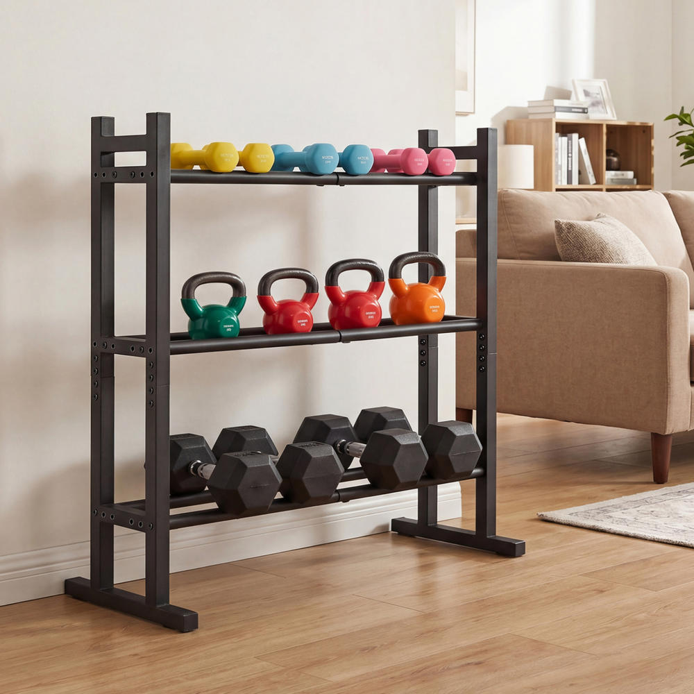 حامل أثقال ثلاثي الطبقات شديد  - مراجعة Home Gym Usa وسعره