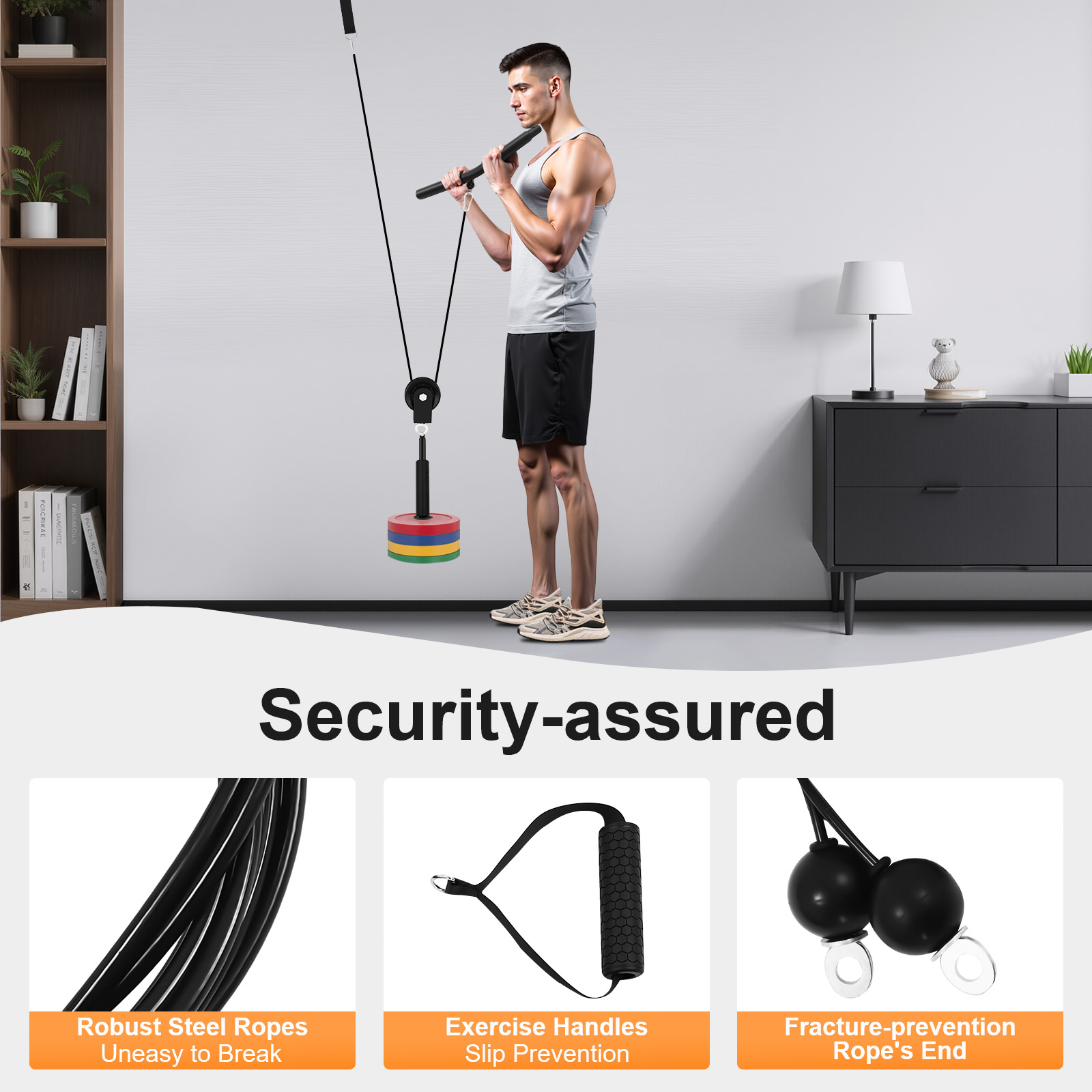 نظام تمارين الكابل بوزن 120 كج - مراجعة Home Gym Cable Machine وسعره