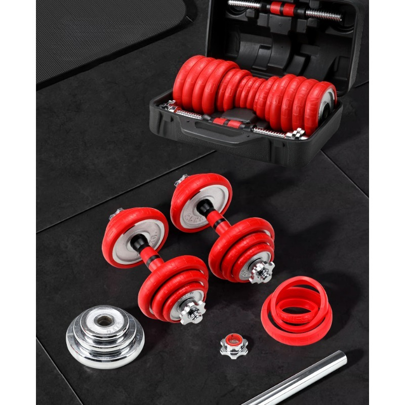 مجموعة دمبلز في صندوق هدايا 20 - مراجعة Olympic Barbell 20Kg وسعره