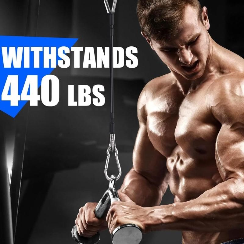 كابل تمديد للجيم بطول 25 سم مت - مراجعة Home Gym Cable Machine وسعره