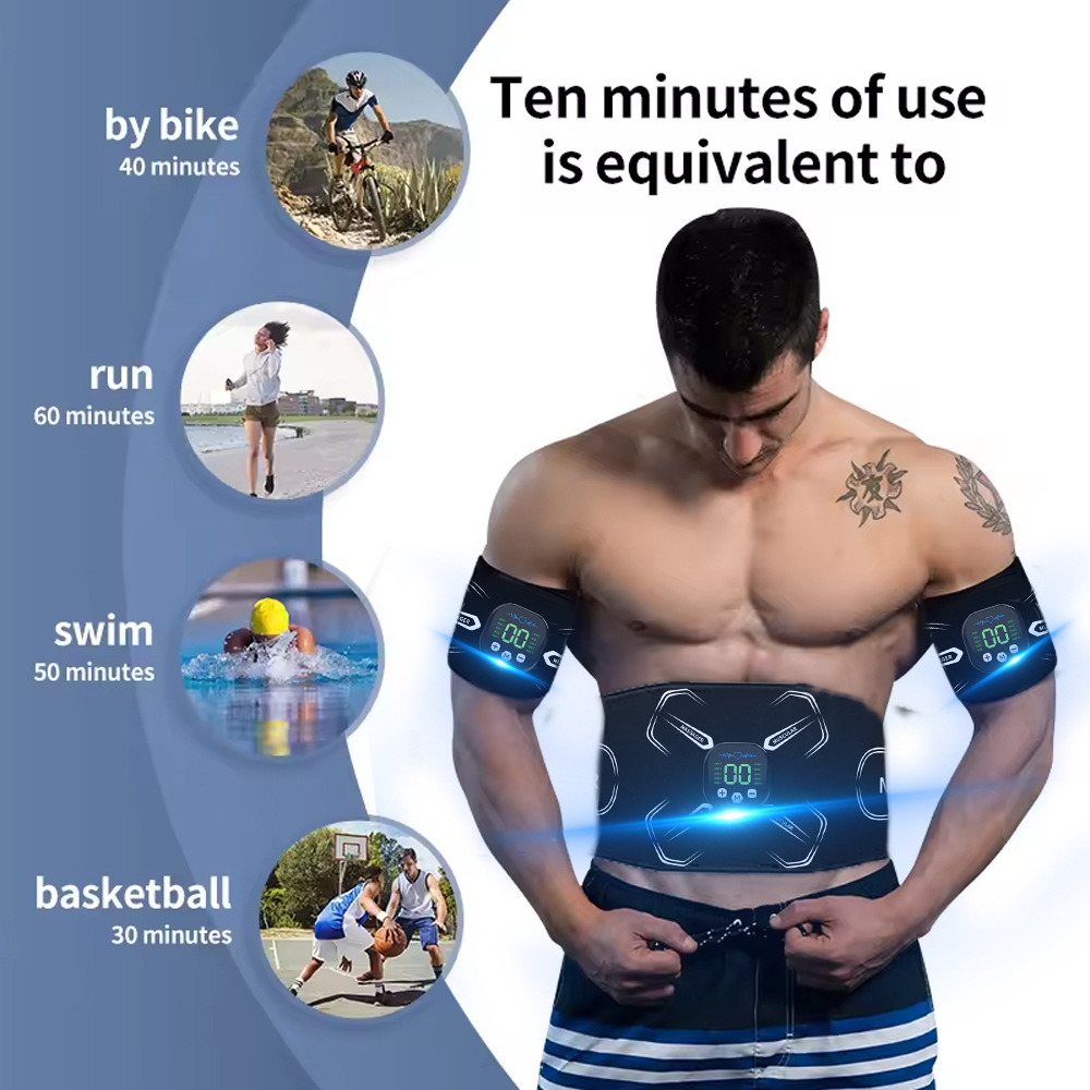 جهاز تحفيز العضلات الكهربائي E - مراجعة Home Gym Hack وسعره