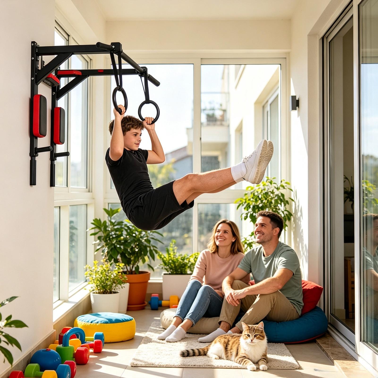 قضيب سحب مثبت على الحائط لتمار - مراجعة Home Gym Upper Body Workout وسعره