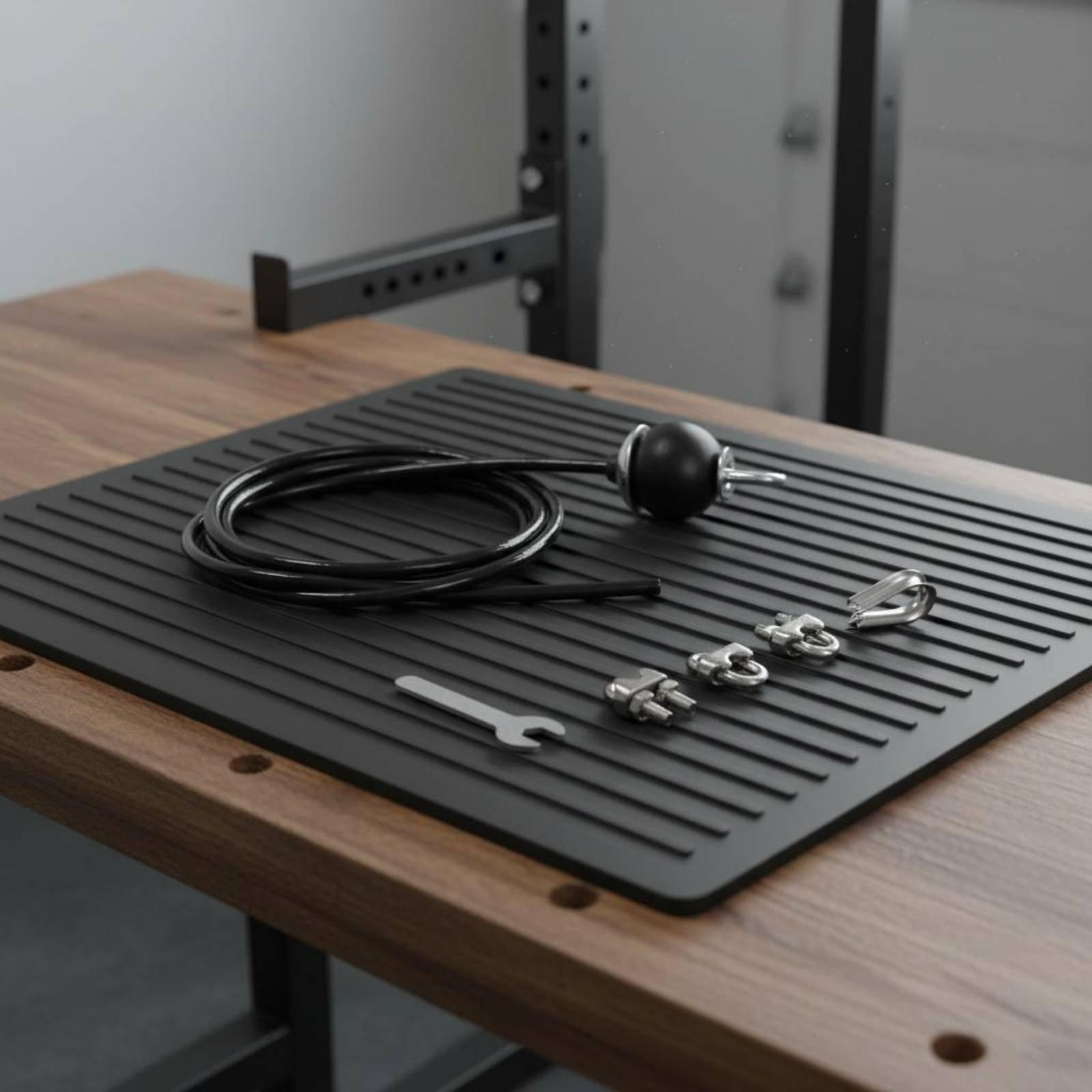 كابل بكرة قابل للتعديل من الفو - مراجعة Home Gym Cable Machine وسعره