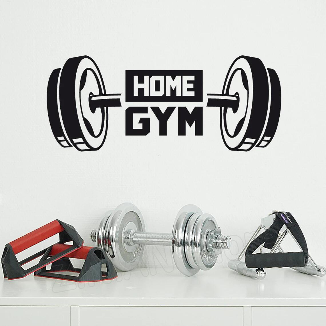 ملصقات الحائط لتزيين الصالة ال - مراجعة Home Gym On Wall وسعره