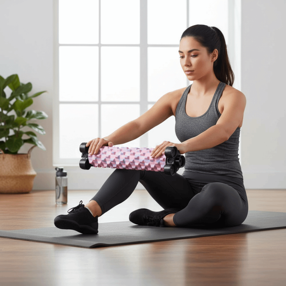 بكرة رغوية صلبة للتدليك مع كوب - مراجعة Home Gym Body Solid وسعره